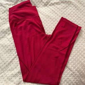 Stori by Katy Hearn Women's Red Workout Leggings